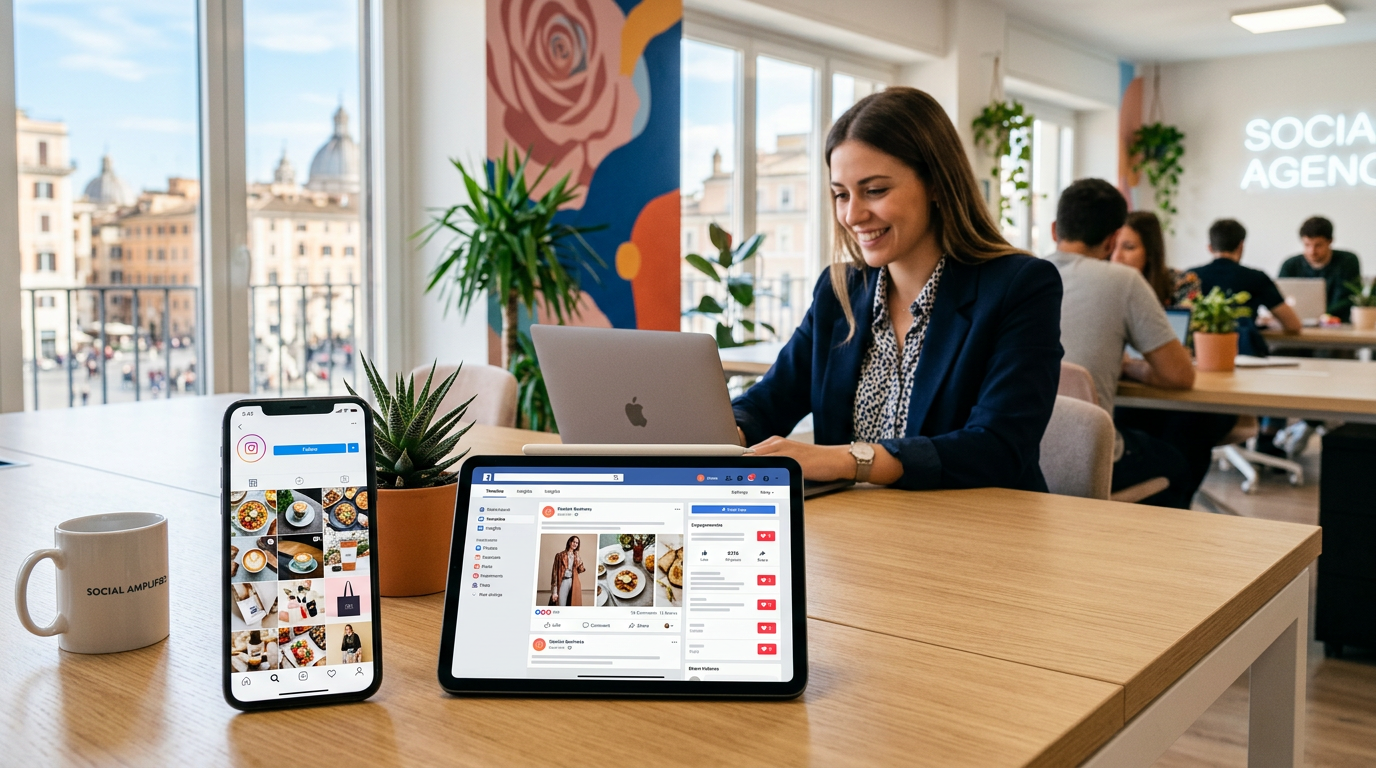 Gestione social media per negozi: Facebook, Instagram, Twitter e altri canali