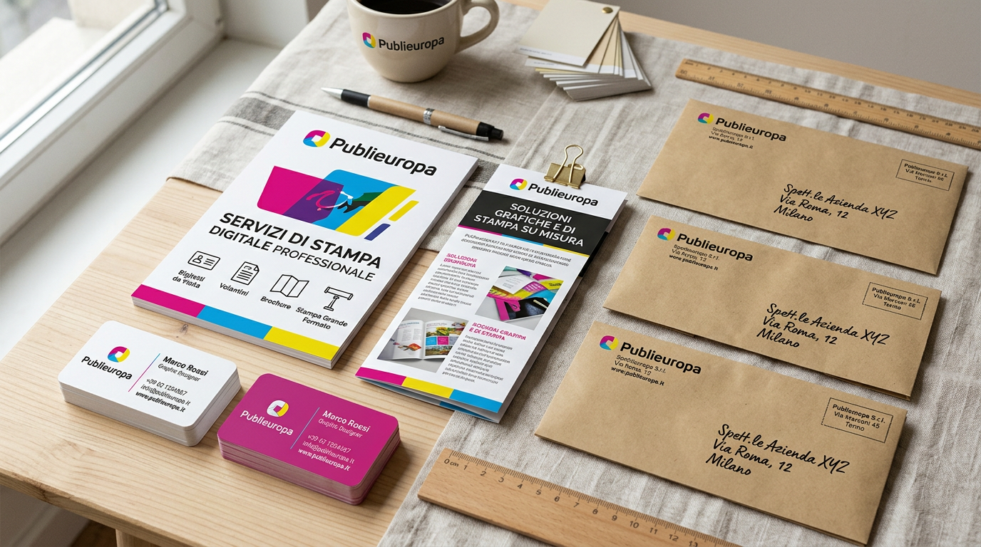 Servizio tipografia: stampa digitale, brochure e materiali grafici