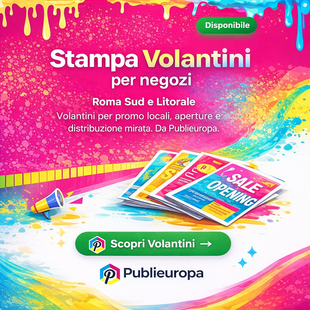 Stampa volantini per negozi